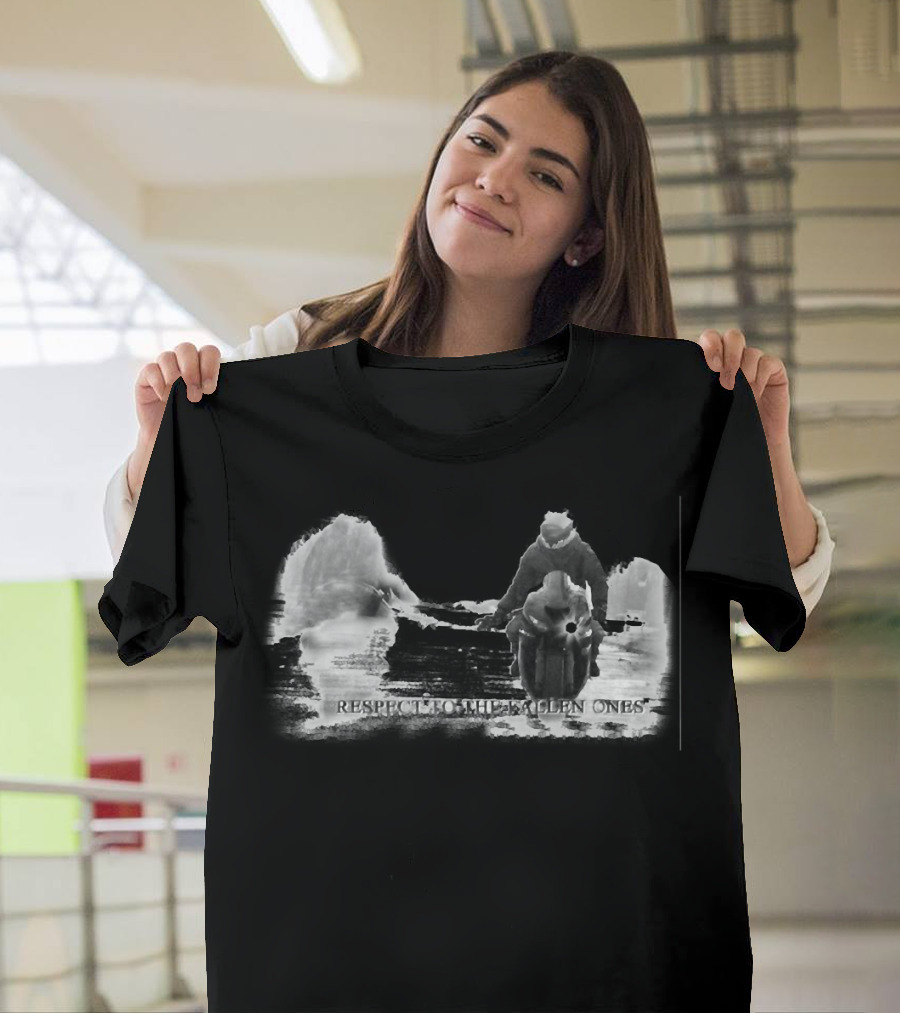RESPECT TO THE FALLEN ONES Motorcycle Ride Memorial T-Shirt