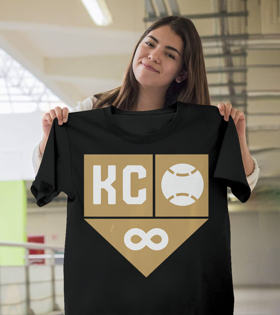Kansas City Baseball Forever KC Missouri State Infinity T-Shirt