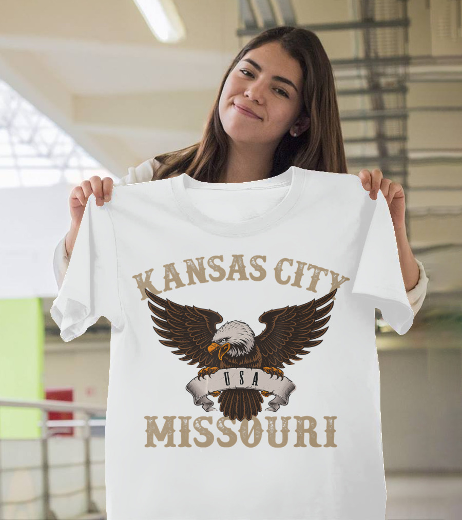 Kansas City Missouri USA Bald Eagle T-Shirt