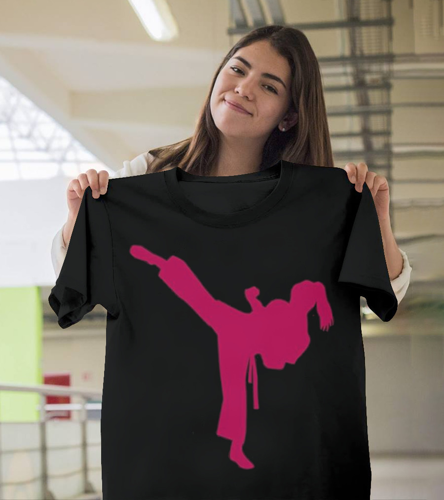 Kicking High Karate for Girls Kid T-Shirt