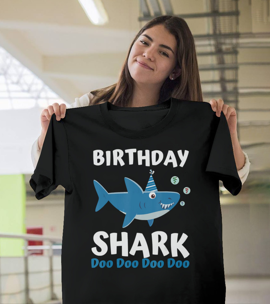 Birthday Shark Doo Doo Doo Doo T-Shirt