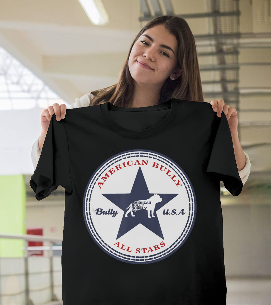 American Bully Supply Co All Stars Bully U.S.A Star T-Shirt
