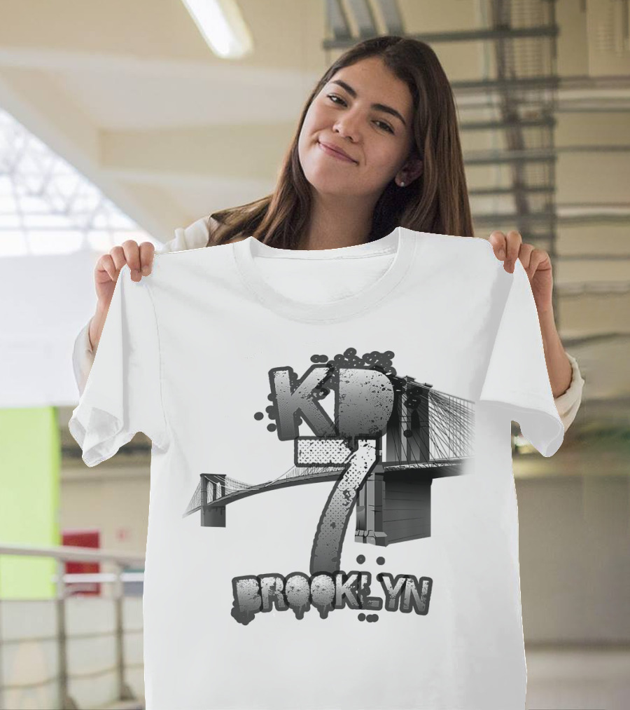 KD 7 Brooklyn Basketball Player Bridge T-Shirt