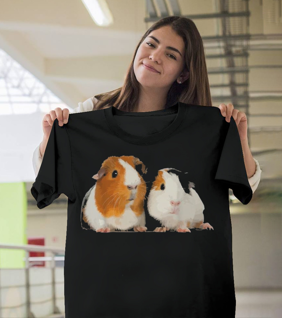 Guinea Pig Couple Guinea Pig Pair Duo T-Shirt
