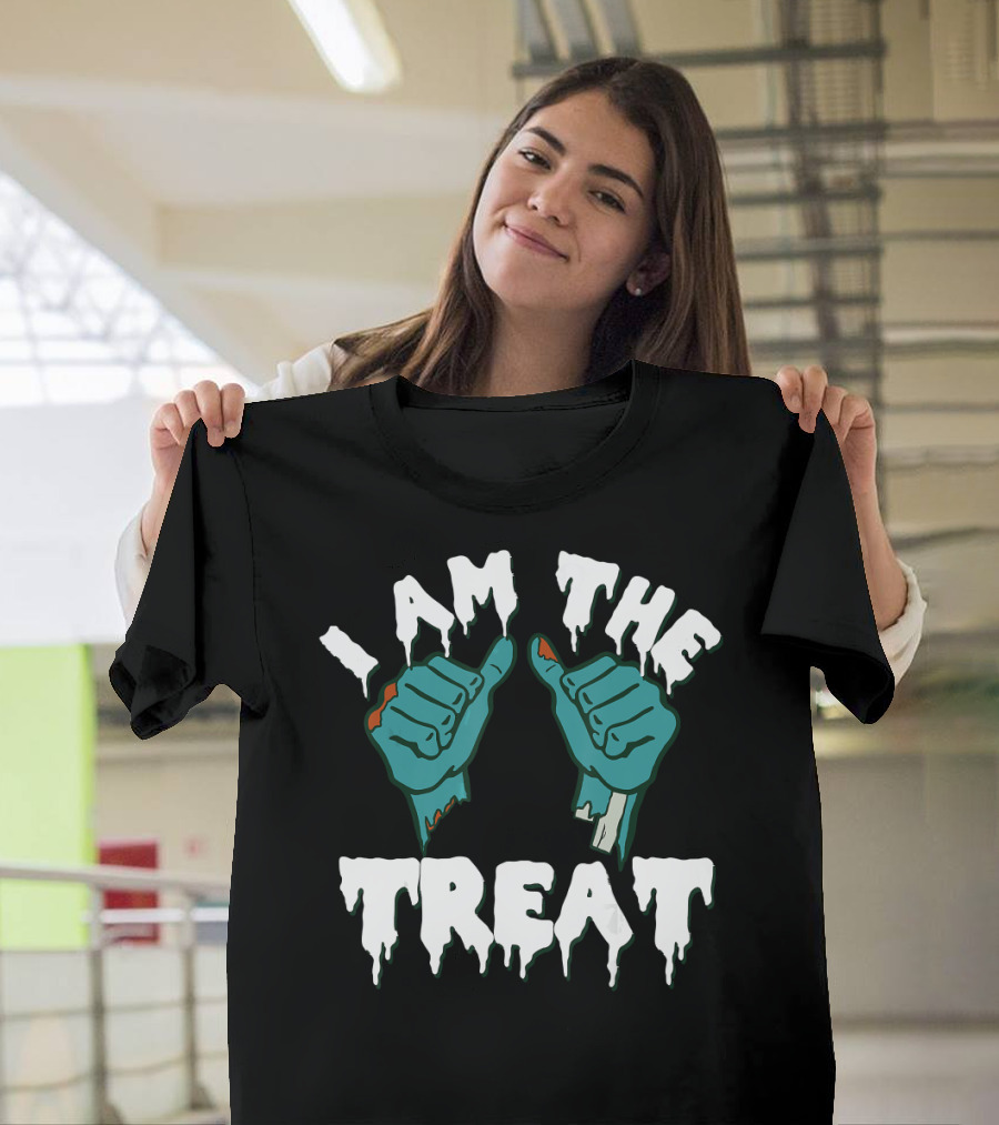 I Am The Treat Zombie Hands Halloween T-Shirt