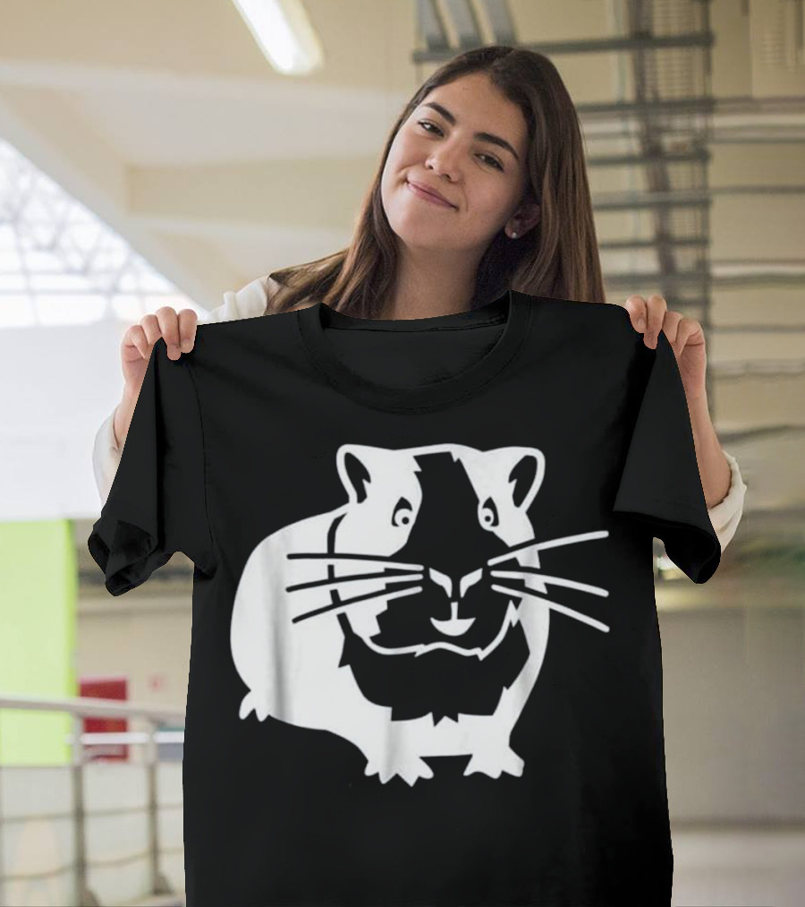 Hamster Whiskers Contrast T-Shirt