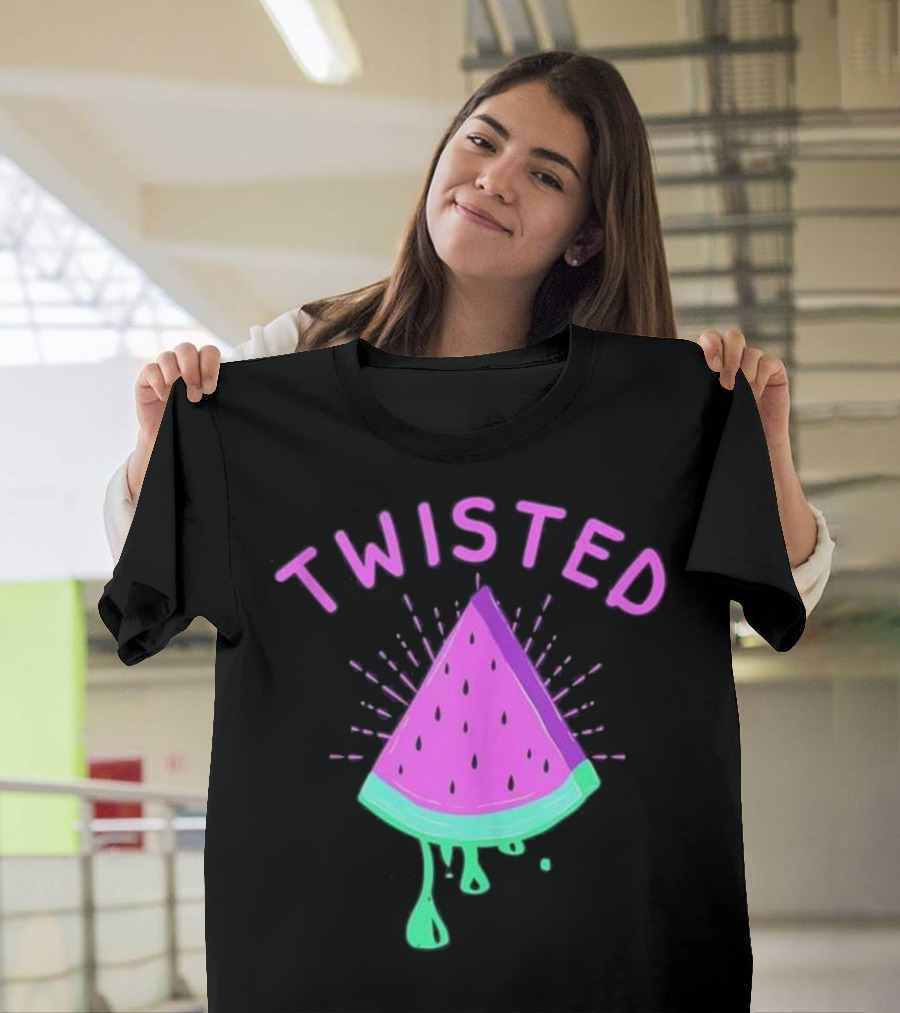 Twisted EDM Techno Melon Rave Music T-Shirt