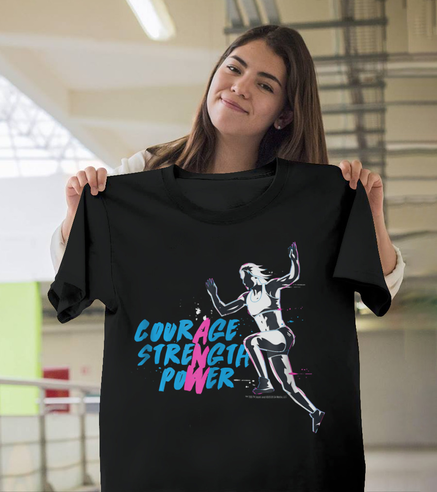 Courage Strength Power American Ninja Warrior T-Shirt