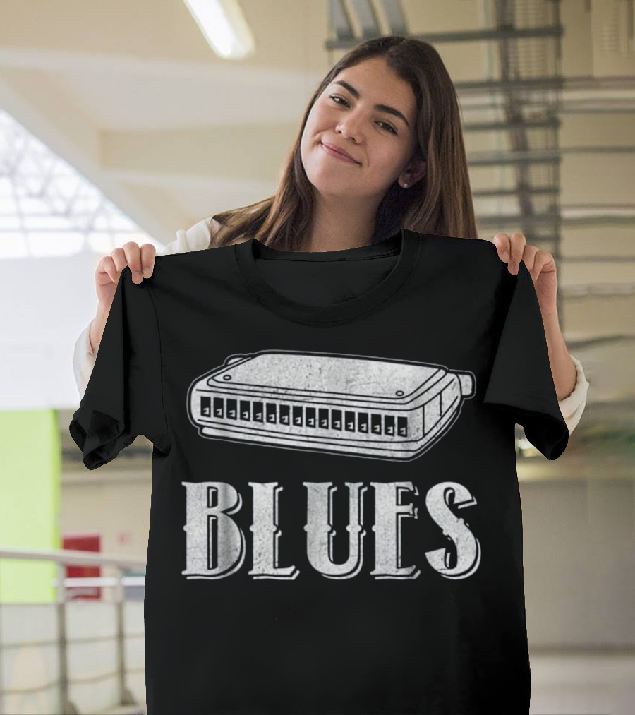 Harmonica for Music Lovers and Blues T-Shirt