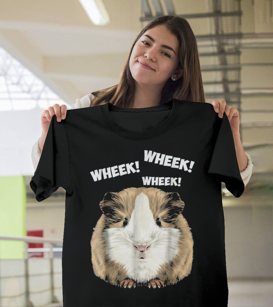 Wheek Wheek Wheek Cute Funny Guinea Pig Owner The Cavy T-Shirt
