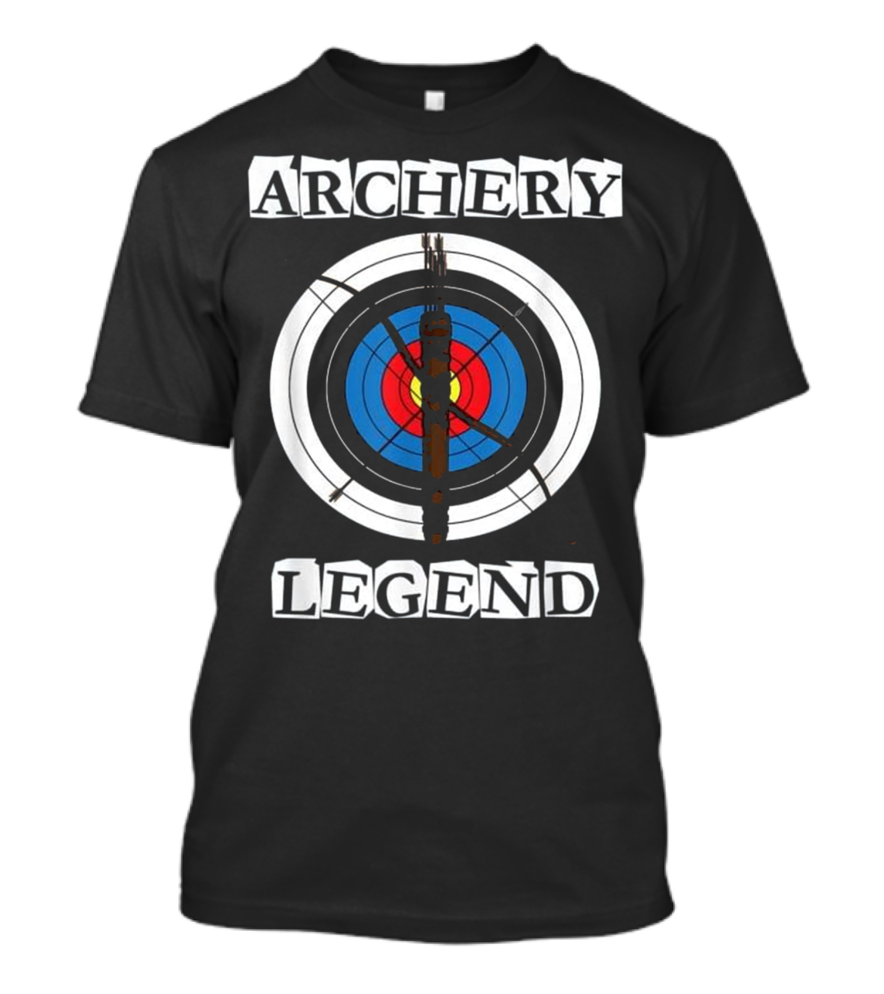 Archery Legend Bow Arrows Fu Target T-Shirt
