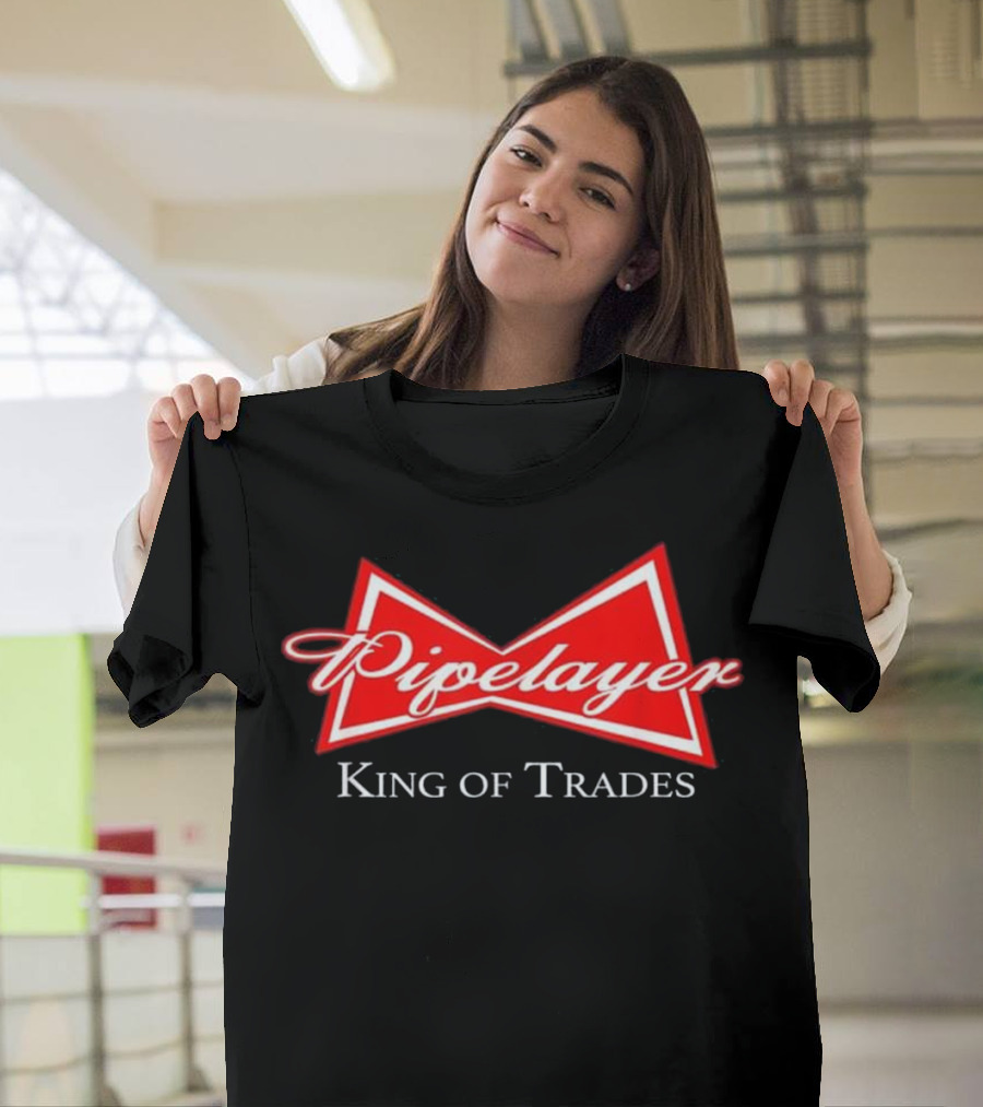 Pipelayer King of Trades Funny Bowtie T-Shirt