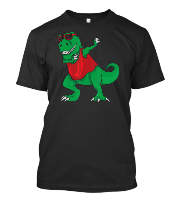 Dabbing T-Rex Dinosaur Dab Funny Gift For Boys T-Shirt