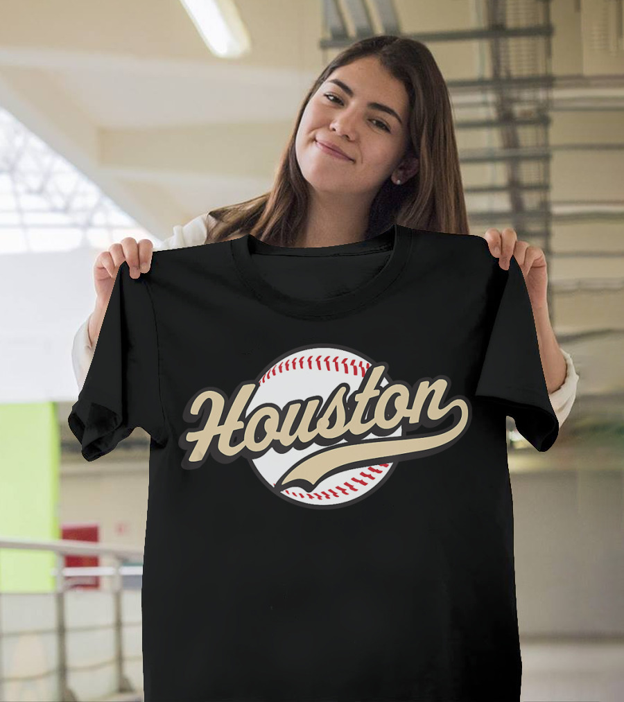 Houston Vintage Baseball Throwback Vintage Baseball T-Shirt