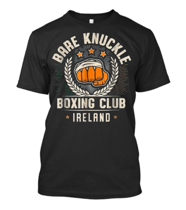 Bare Knuckle Boxing Club Ireland Fist And Stars Emblem T-Shirt