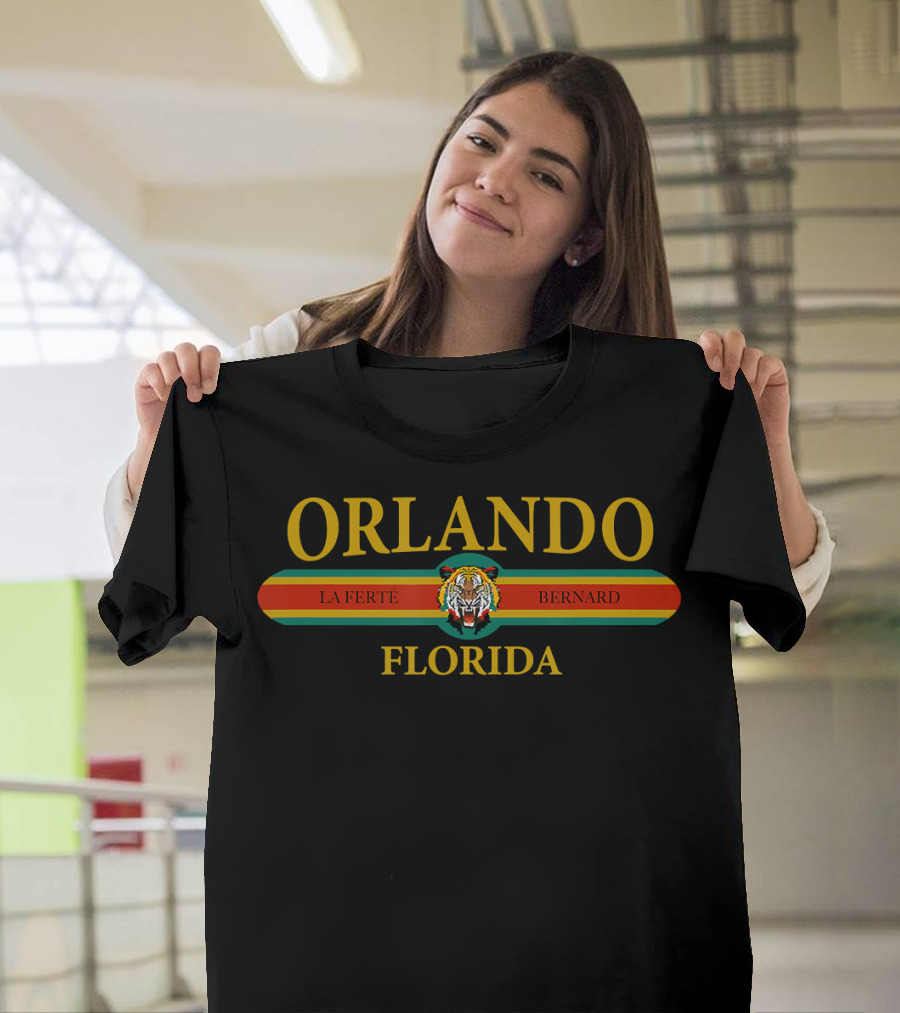 Orlando Florida La Ferté Bernard Tiger Stripe T-Shirt