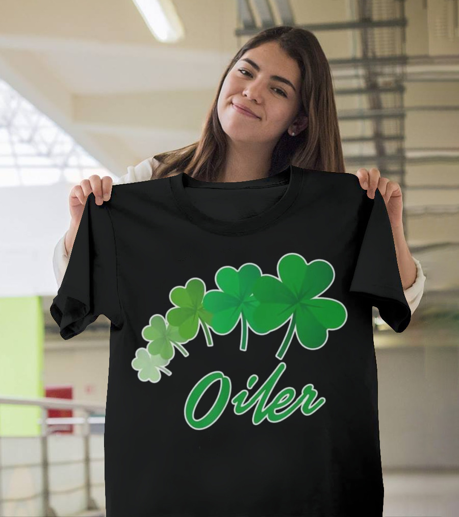 Oiler Irish Shamrocks St Patrick T-Shirt