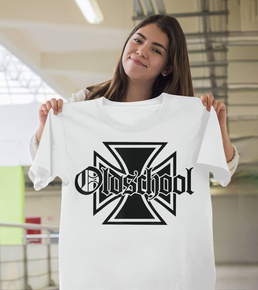 Old School Iron Cross Gothic T-Shirt