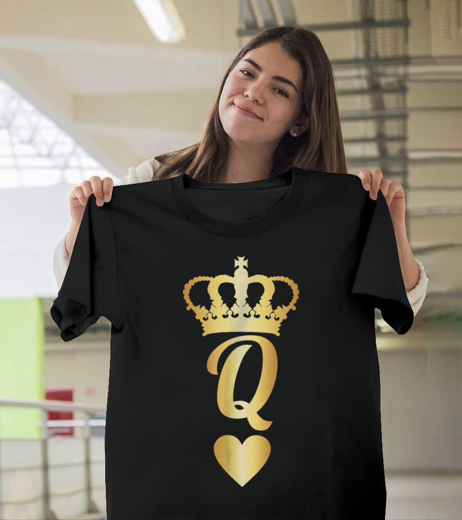 Golden Crown Q Heart T-Shirt