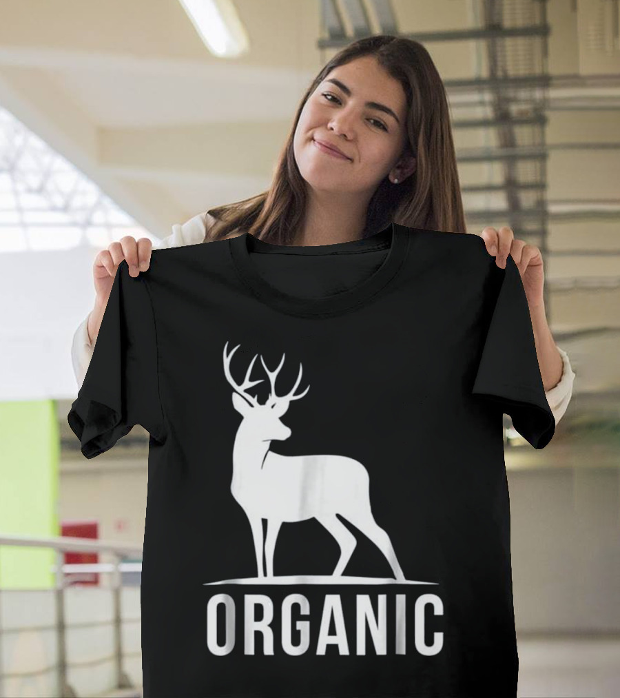 Organic Deer Hunting Bow Hunter T-Shirt
