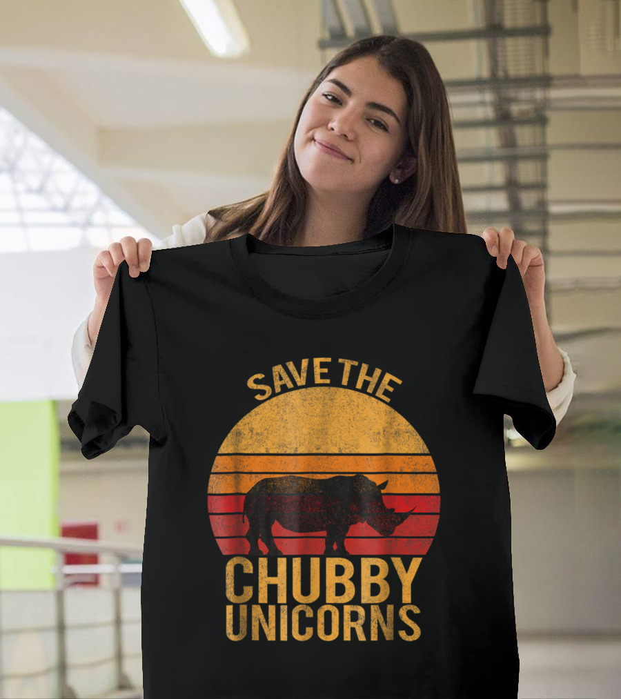 Vintage Save The Chubby Unicorns Save The Chubby Un T-Shirt