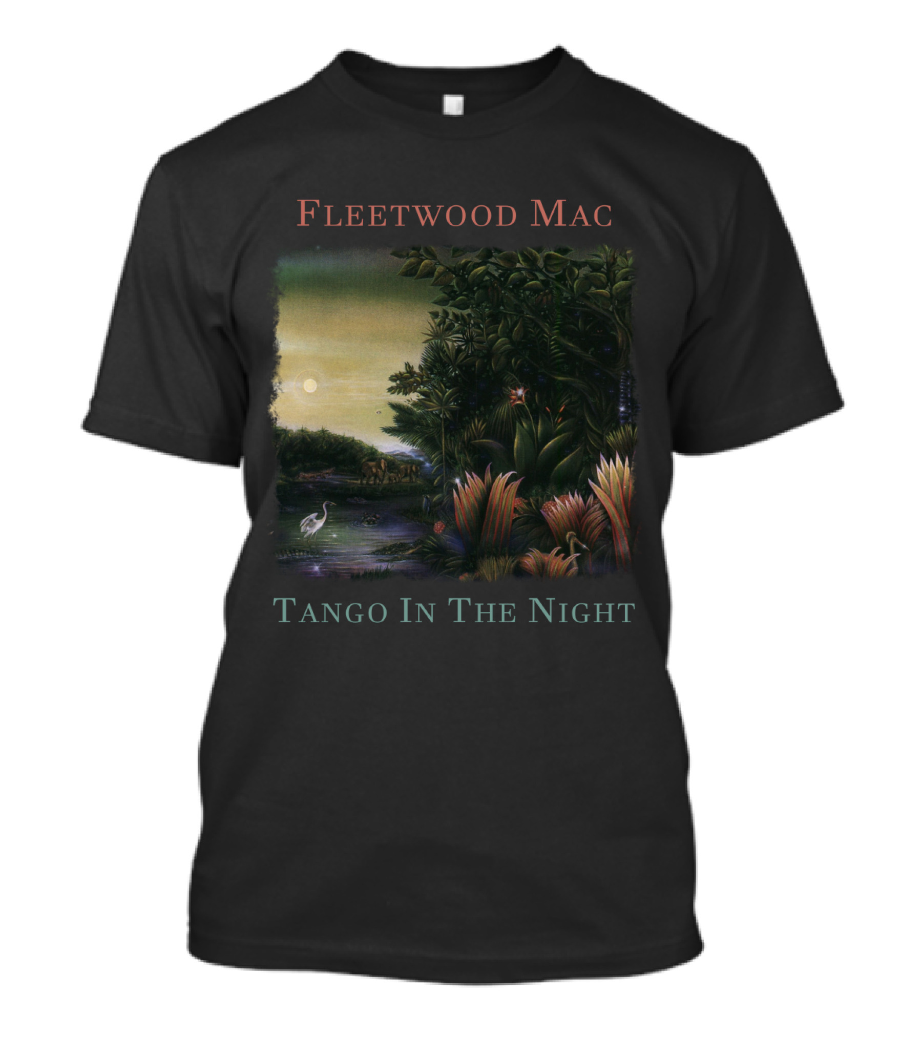 Fleetwood Mac Tango In The Night Album Cover Art T-Shirt