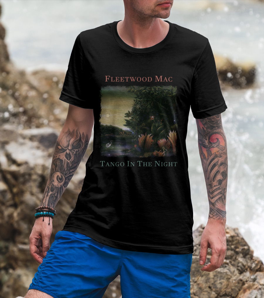 Fleetwood Mac Tango In The Night Album Cover Art T-Shirt