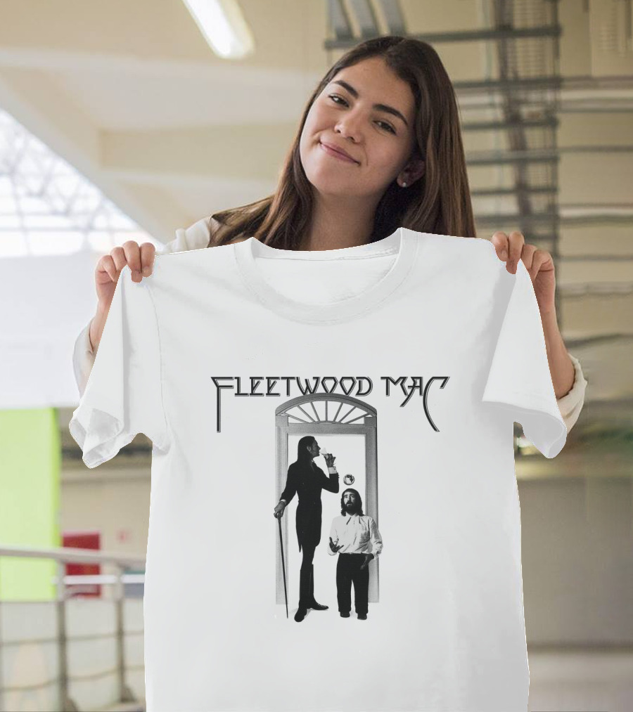 Fleetwood Mac Vintage Style Photographic Doorway Scene T-Shirt