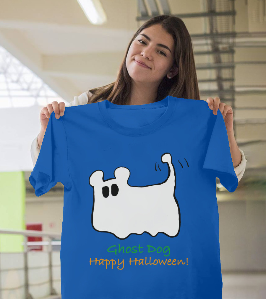 Ghost Dog Happy Halloween T-Shirt