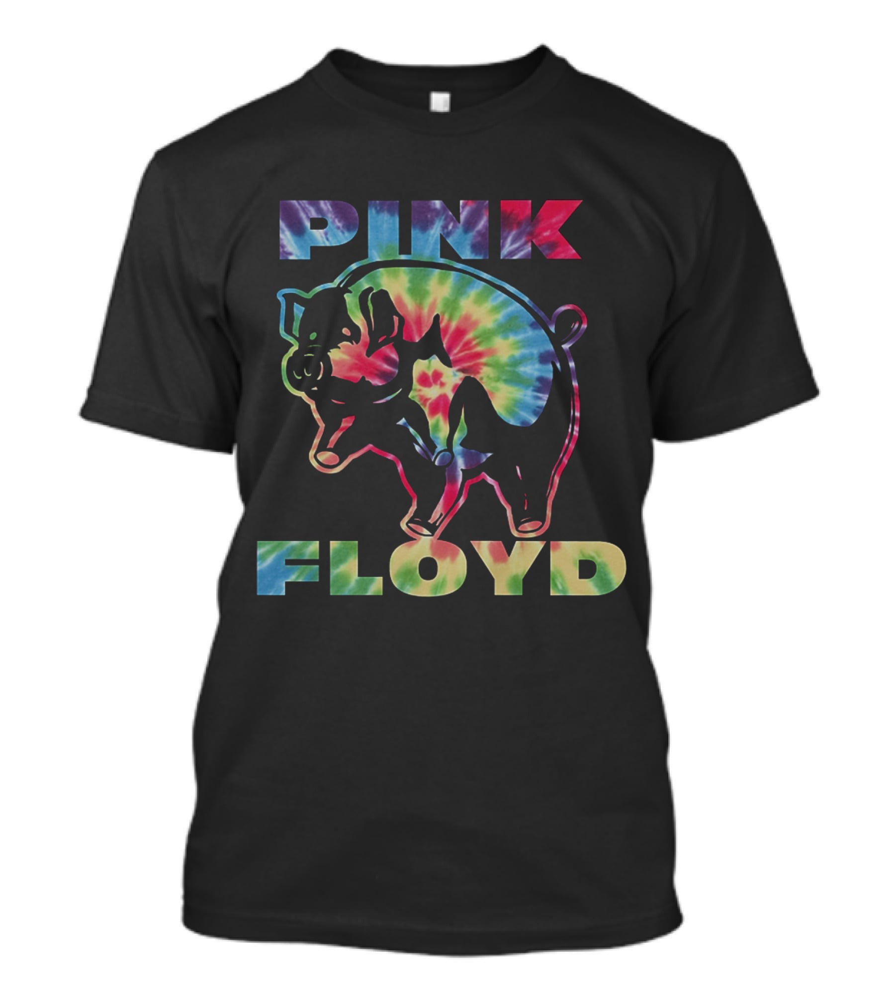 Pink Floyd Tie-Dye Pig T-Shirt