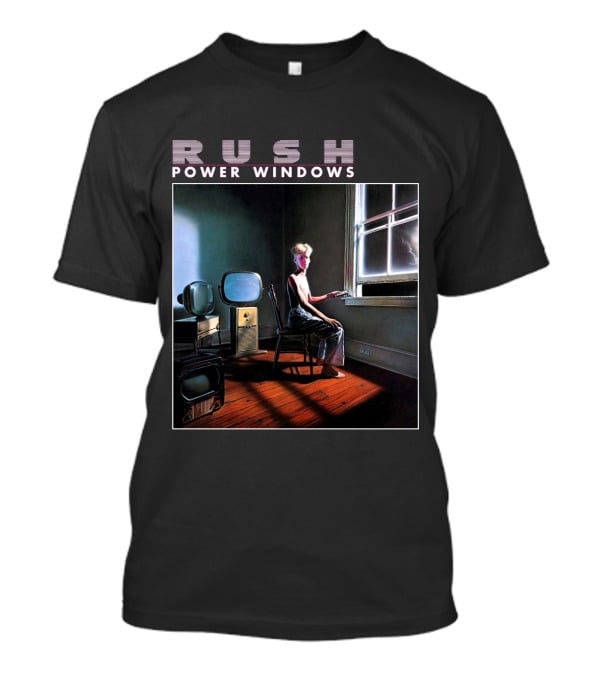 Rush Power Windows Album Cover Art Vintage Television Room Scene T-Shirt