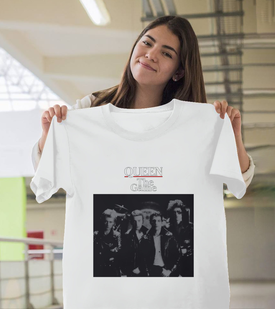 Queen The Game Band Photo Vintage Album Cover T-Shirt