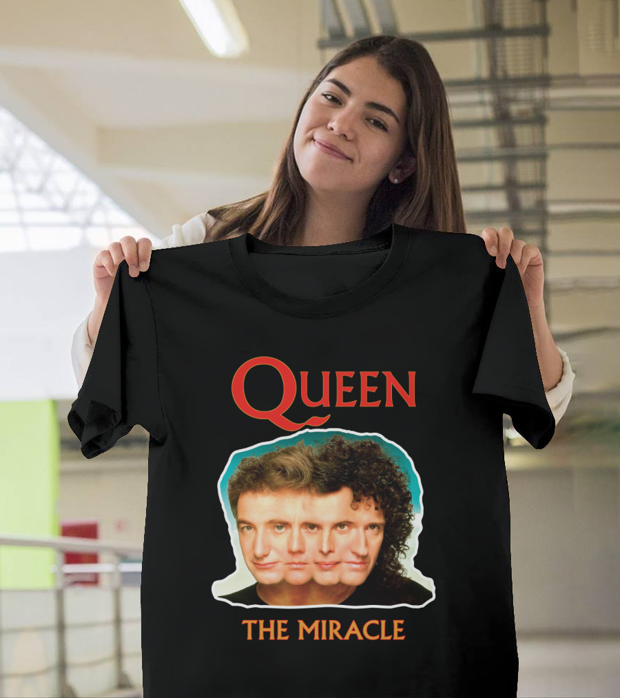 Queen The Miracle Album Cover Collage Faces T-Shirt