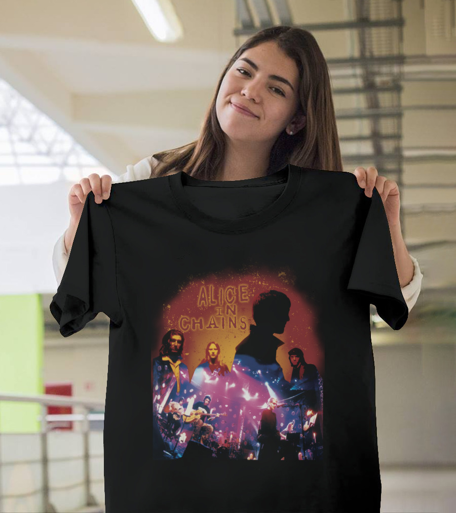 Alice In Chains Aic 17 Live Concert Silhouettes T-Shirt