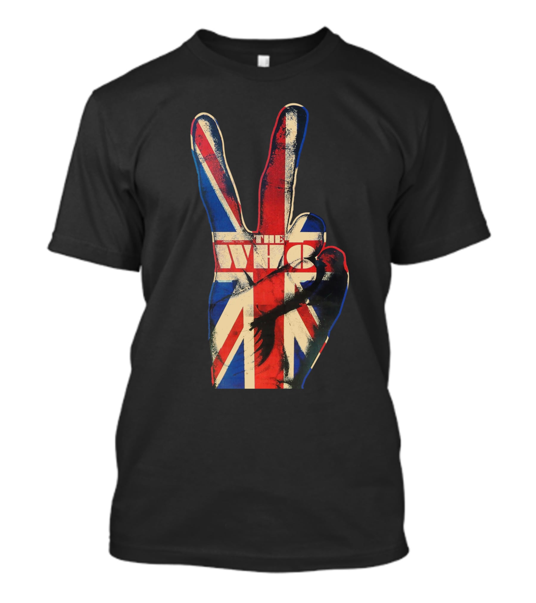 The Who Union Jack Peace Sign T-Shirt