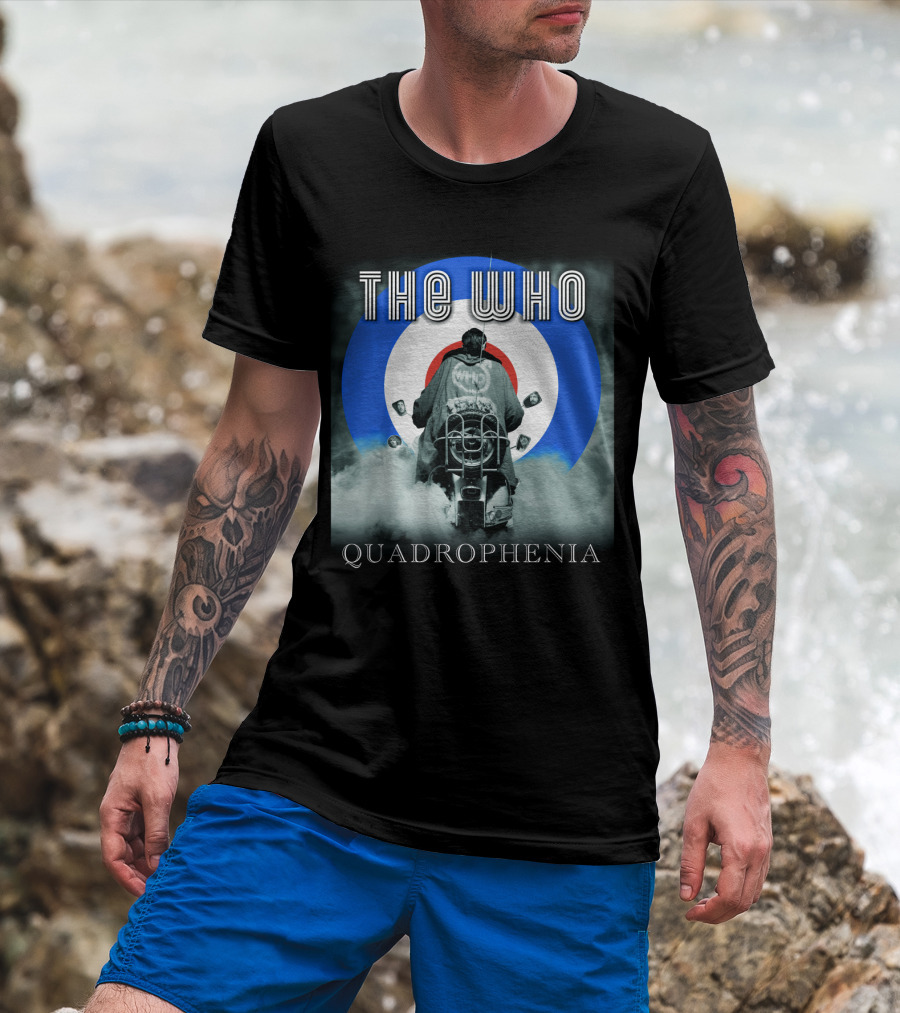 The Who Quadrophenia Mod Target Scooter T-Shirt