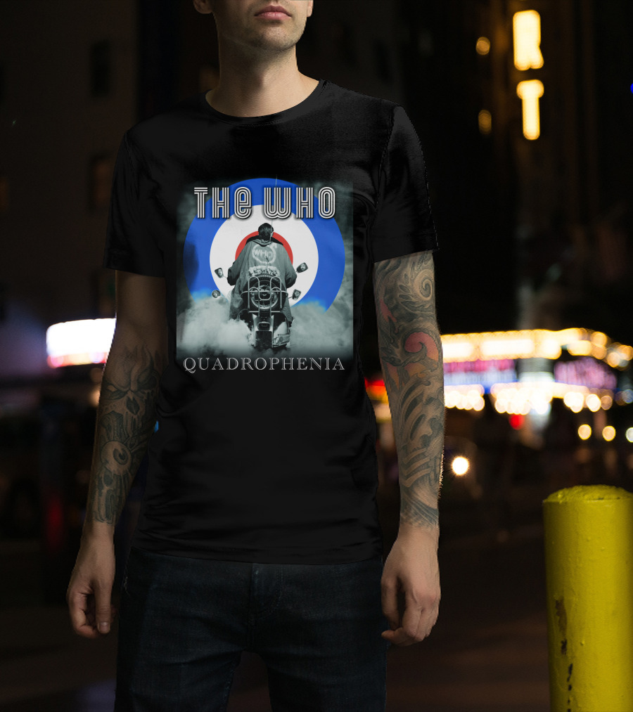 The Who Quadrophenia Mod Target Scooter T-Shirt