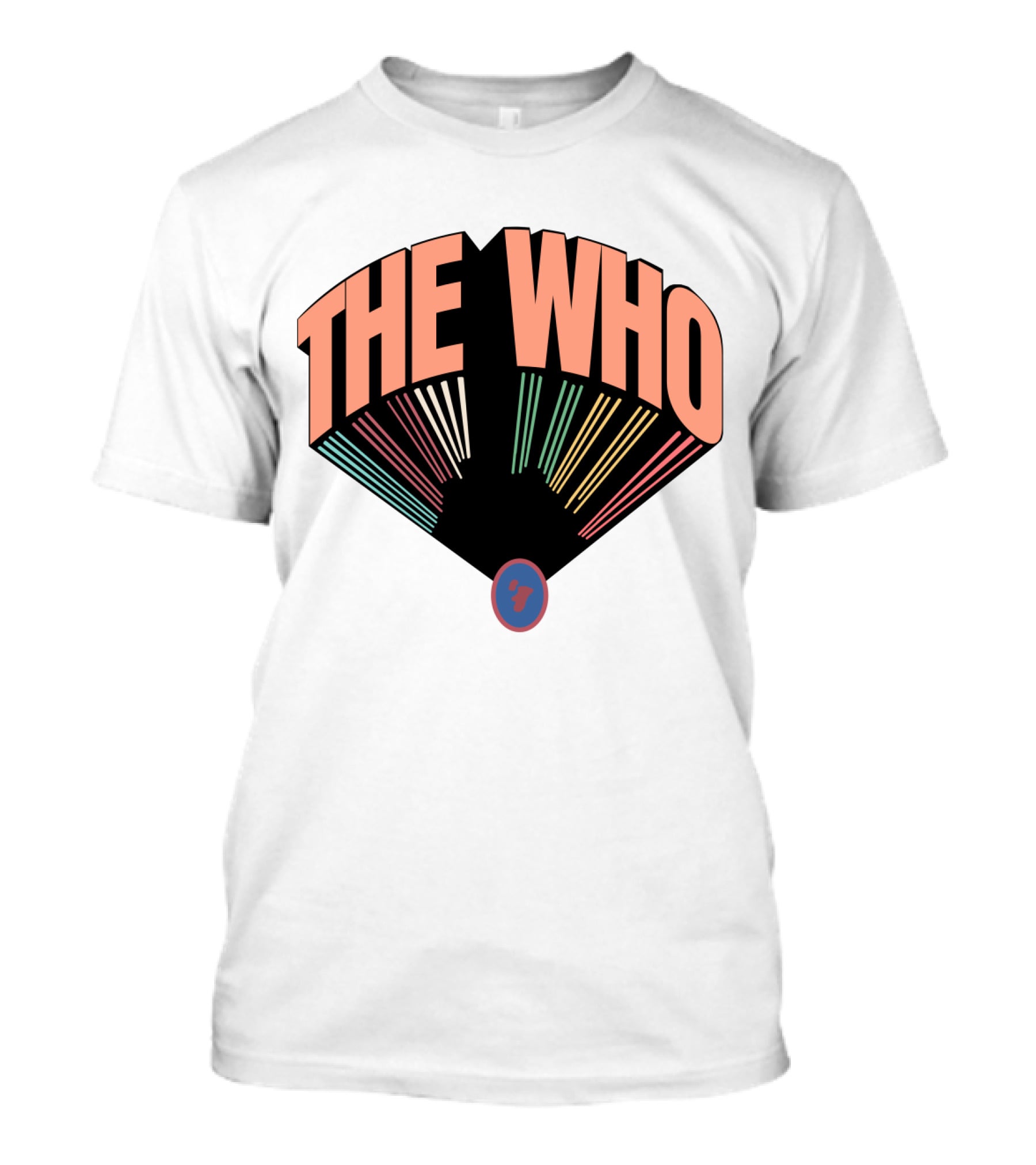 The Who 7 Fan-Shaped Retro T-Shirt