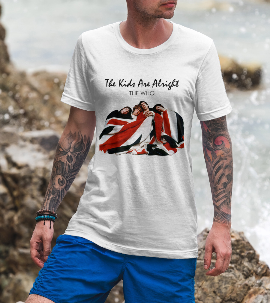 The Kids Are Alright The Who Union Jack Blanket T-Shirt