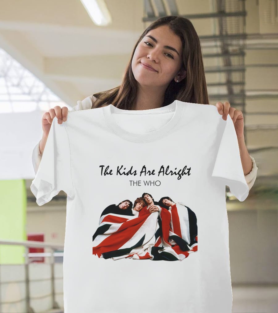 The Kids Are Alright The Who Union Jack Blanket T-Shirt