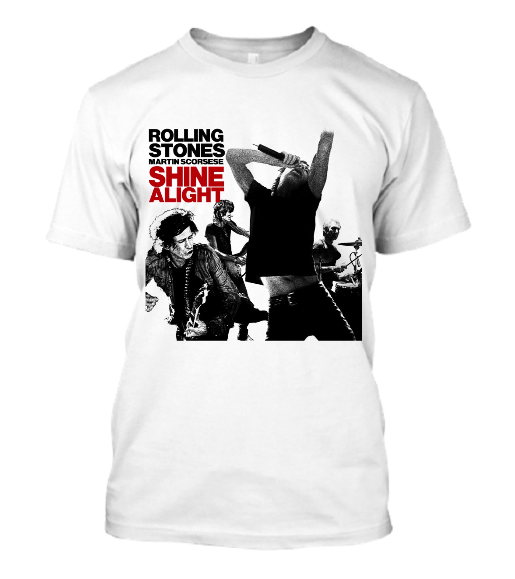 Rolling Stones Martin Scorsese Shine A Light T-Shirt