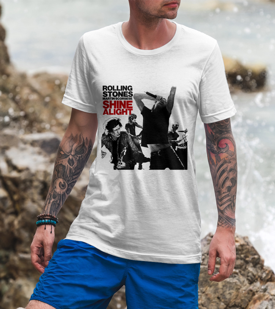 Rolling Stones Martin Scorsese Shine A Light T-Shirt