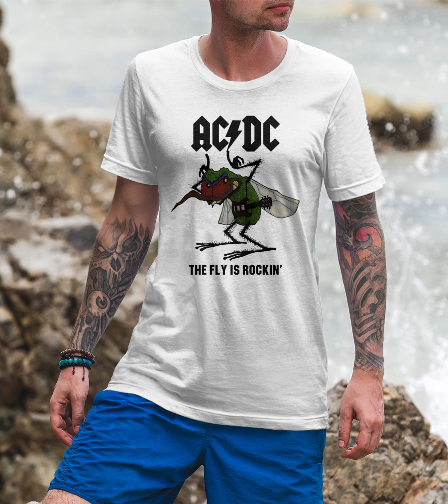 Acdc The Fly Is Rockin' T-Shirt