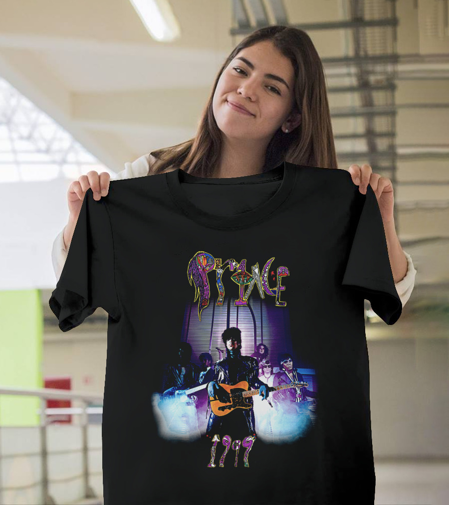 Prince 1999 Album Cover Art Purple Rain Aesthetic T-Shirt
