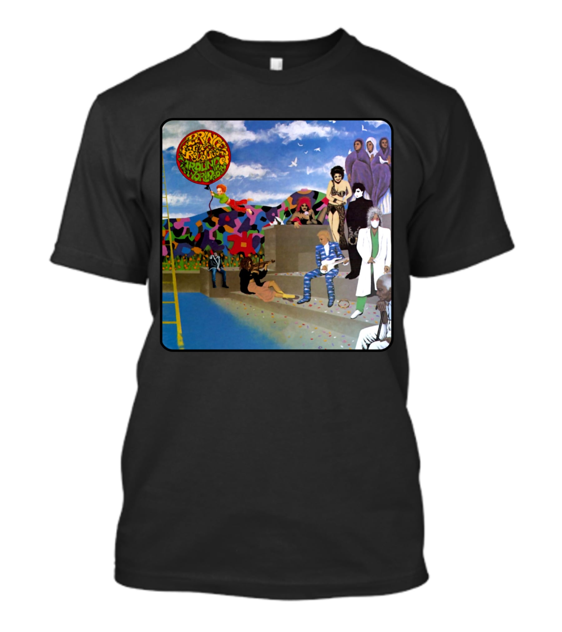 Prince Around The World In A Day Album Cover Art T-Shirt