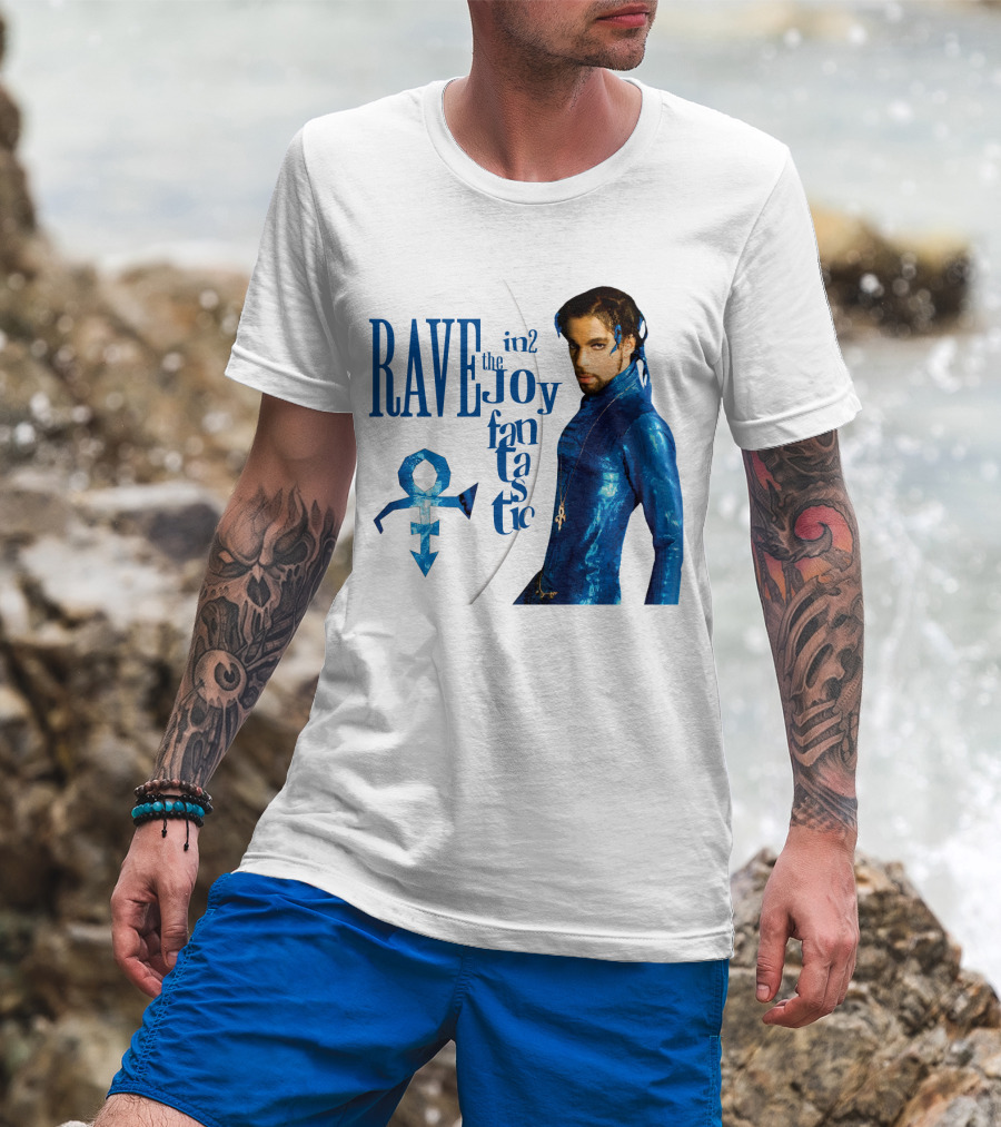 Rave Un2 The Joy Fantastic Prince Symbol Blue Outfit T-Shirt