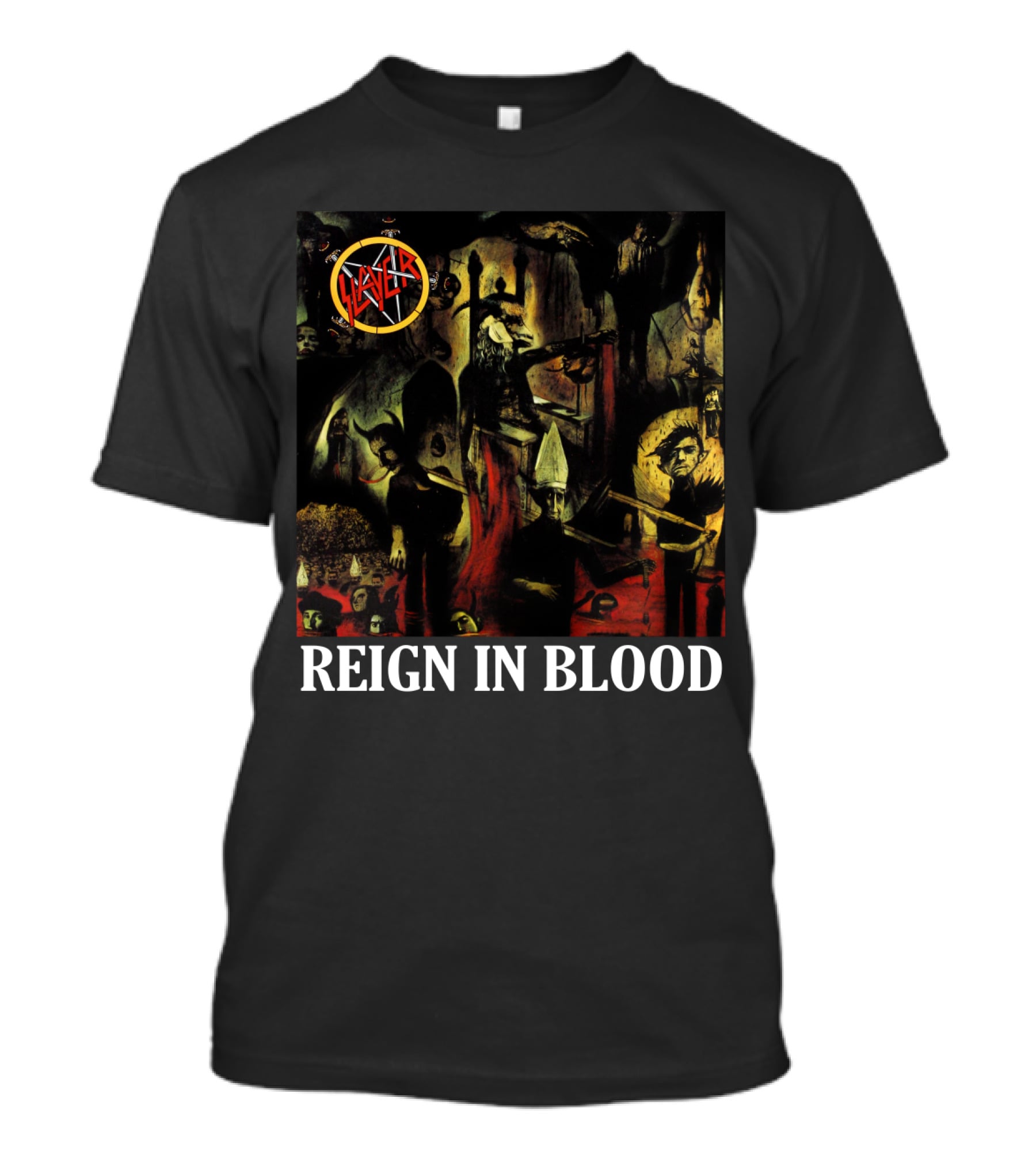 Slayer Reign In Blood Album Art Classic Cover T-Shirt