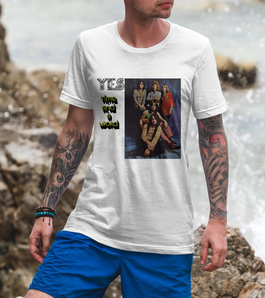 Yes Time And A Word Band Photo T-Shirt