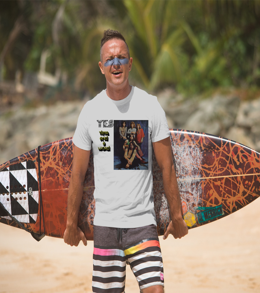 Yes Time And A Word Band Photo T-Shirt