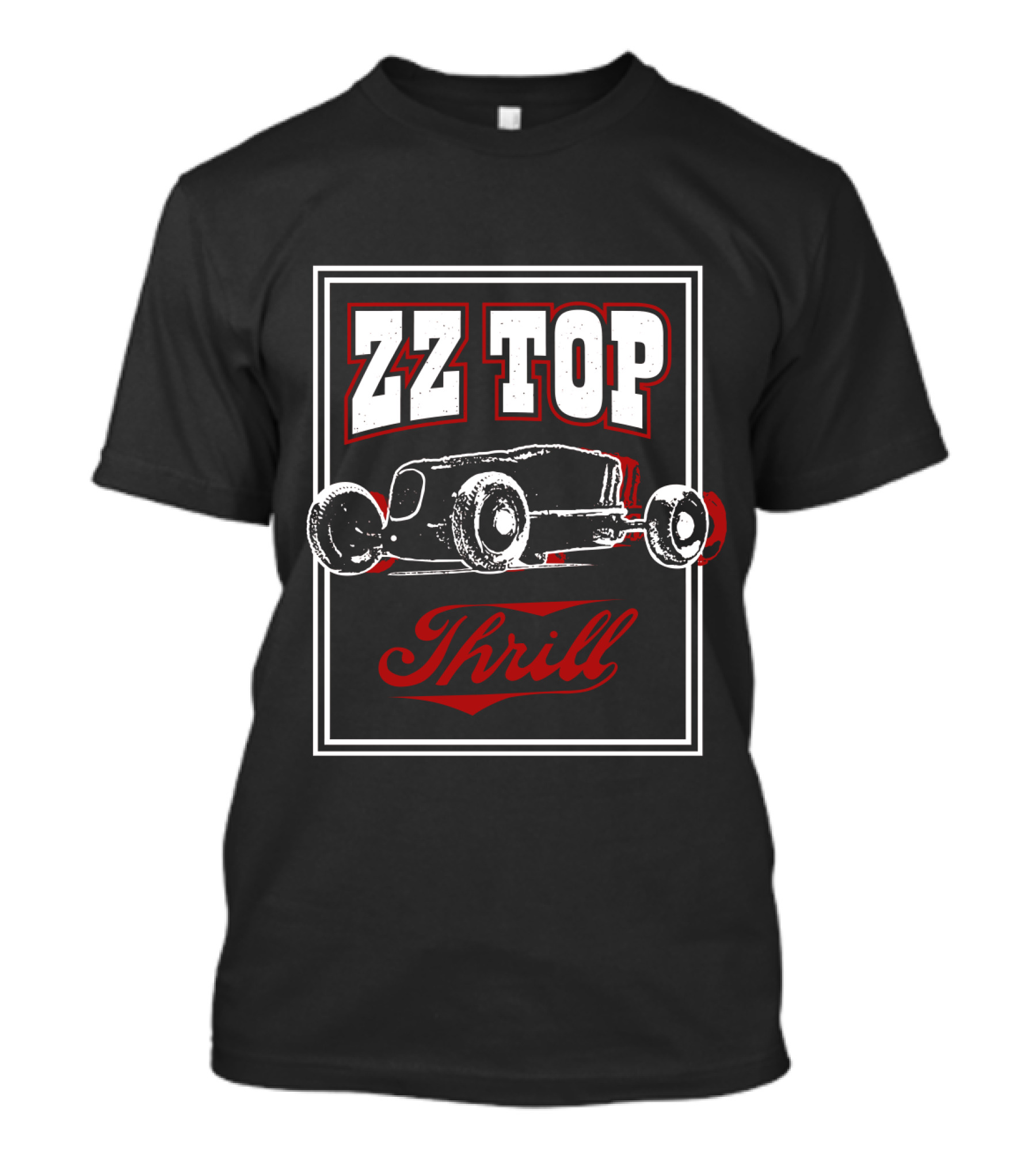 Zz Top Thrill Vintage Car T-Shirt